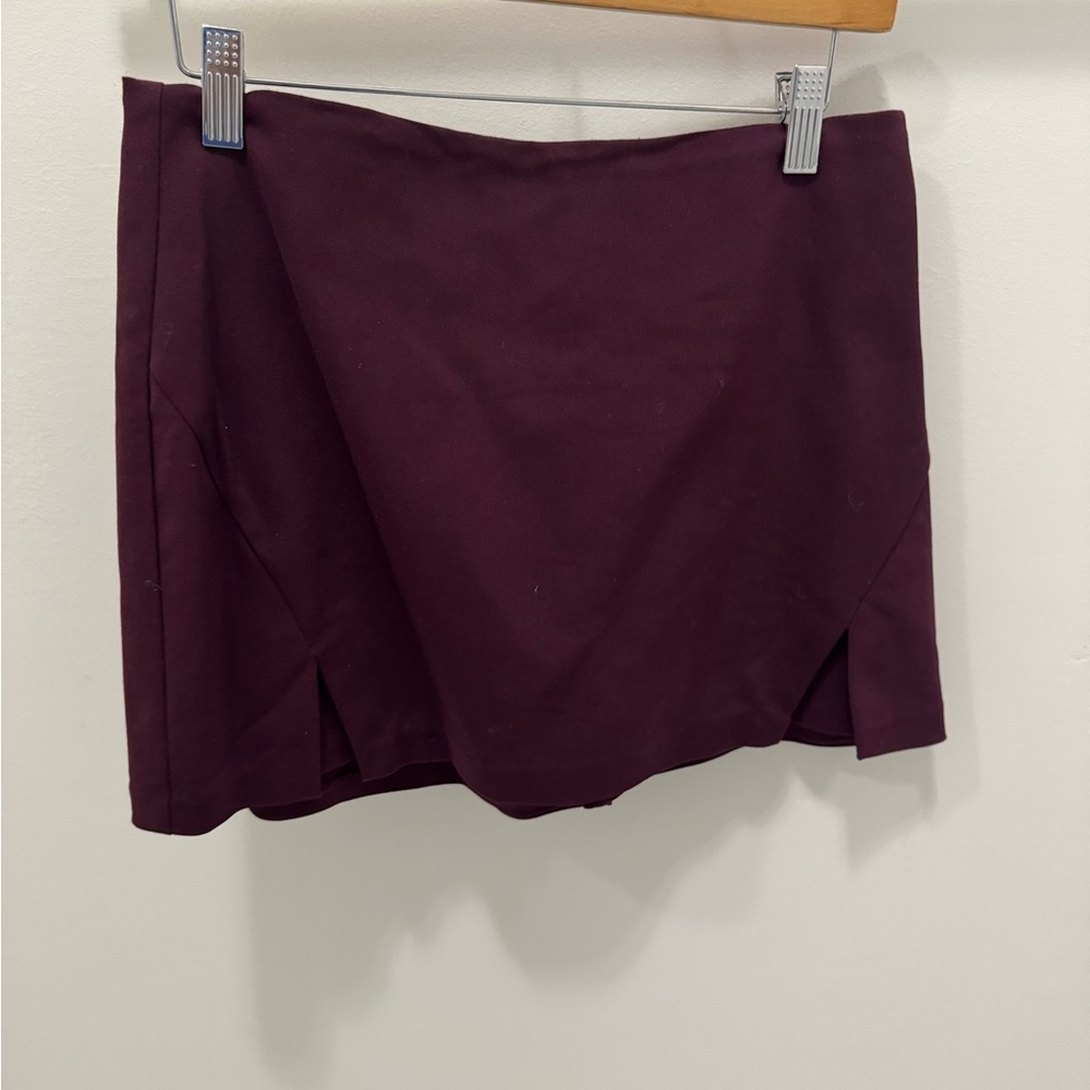Endless Rose Deep Purple Mini Skirt